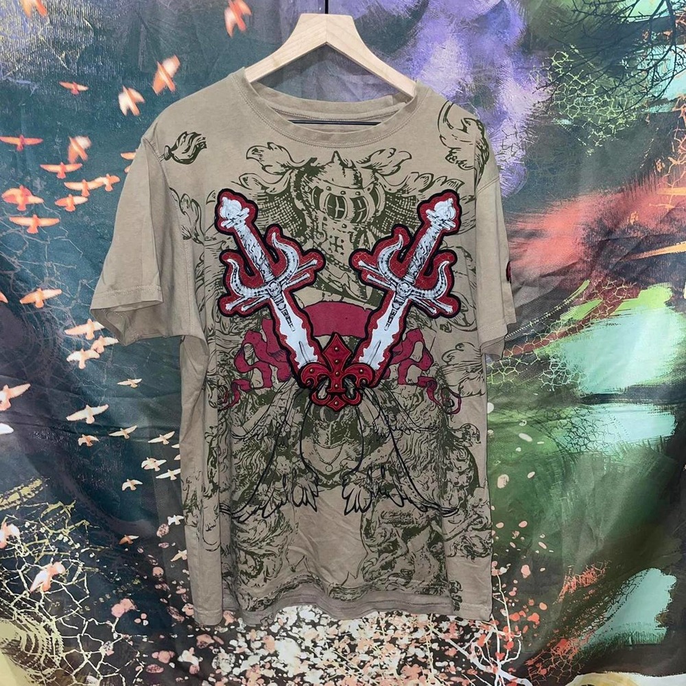 Cool MMA Elite Style Grunge Graphic T-Shirt